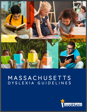 Image of the Cover of the MA Dyslexia Guidelines